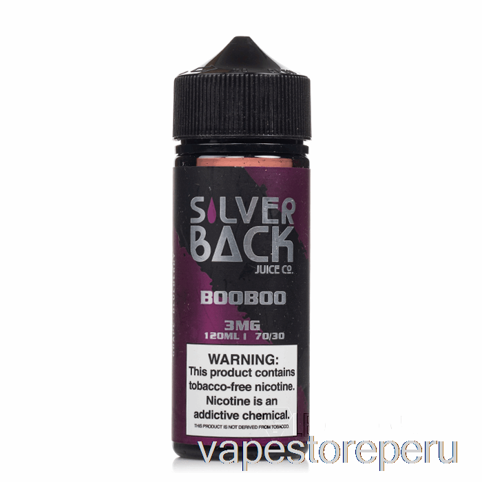 Vape Sin Nicotina Peru Booboo - Silverback Juice Co. - 120ml 0mg